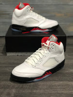 Jordan 5 Fire Red Silver Tongue 2020