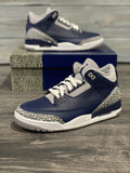 Jordan 3 Midnight Navy/Georgetown