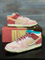 Nike X Social Status Dunk Mid Strawberry Milk