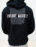 2ndary Market x Champion QR Hoodie Black